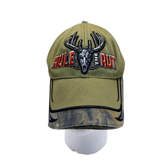 Rule the Rut Hunting Deer Cap Trucker Hat Strapback Baseball - Picture 1 of 9